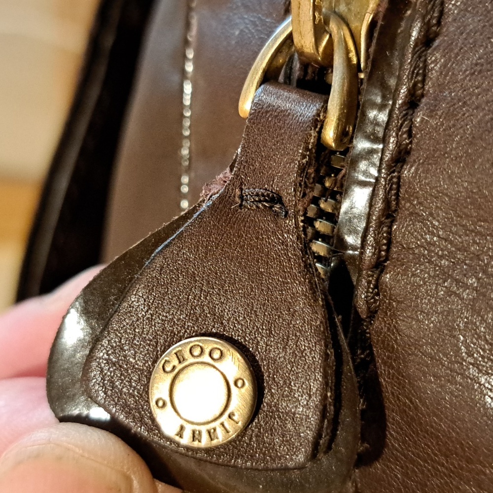 Jimmy Choo TOGO choco bowler satchel bag - Picture 9 of 13